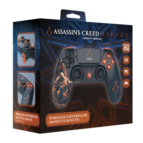 image Assassin's Creed Mirage - Manette Sans Fil PS4 - Prise Jack - Boutons Lumineux - Silh