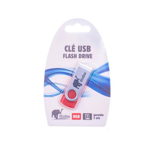 image Clé USB 2.0 8GB (Rouge)