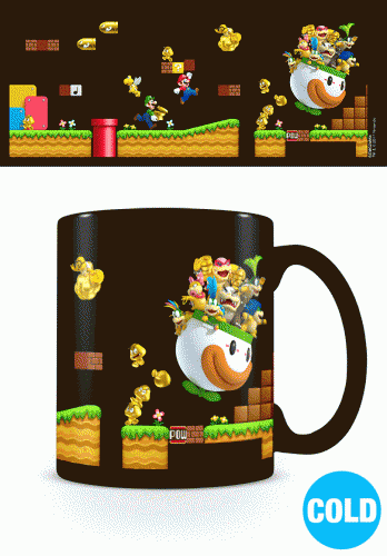 image Nintendo- Mug Heat Change- Super Mario- Gold Coin Rush- 315ml
