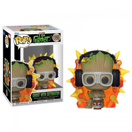 image GG- Funko Pop 1195 - Groot with Detonator