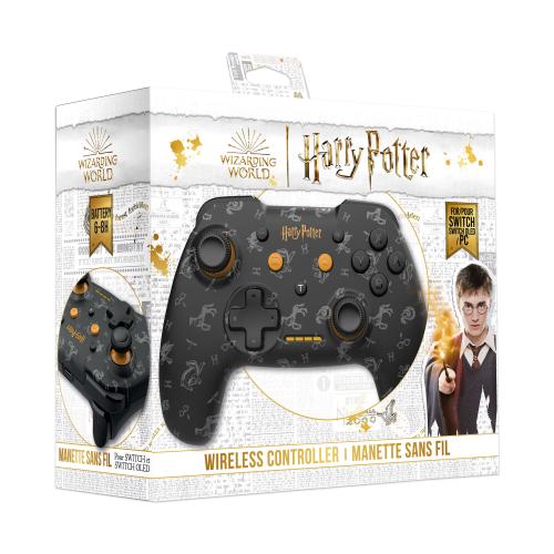 image Harry Potter - Manette Switch Sans Fil Câble 1M - Noir (emballage abîmé)