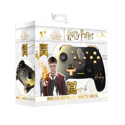 image Harry Potter - Manette Switch Sans Fil Câble 1M - Noire - Hedwige