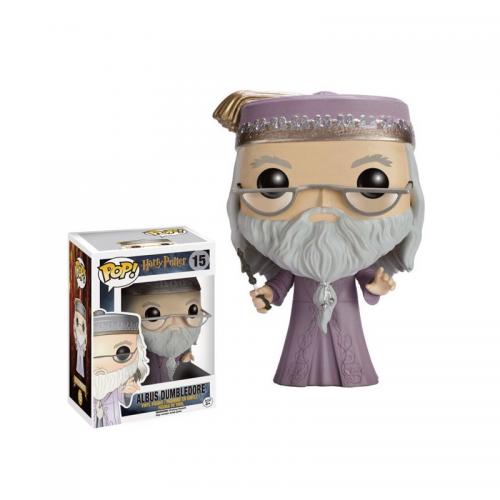 image Harry Potter- Pop Vinyl 15- Dumbledore avec baguette (emballage déchiré/abîmé)