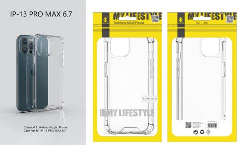 image iPhone - Coque acrylique Transparente 6,7Pouces anti-choc po