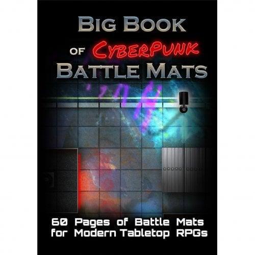 image Livre plateau de jeu : Big Book of CyberPunk Battle Mats (A4)