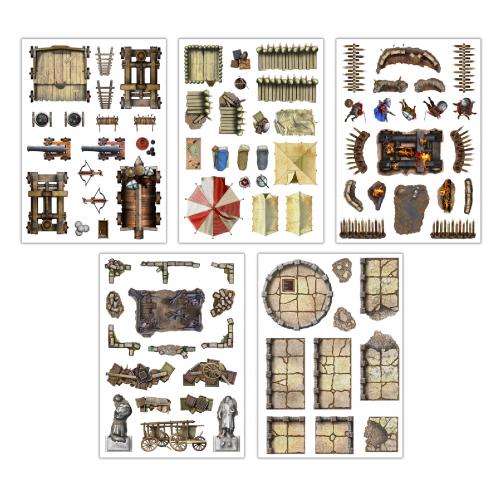 image Livre plateau de jeu : décorations additionnelles (guerre et siège)