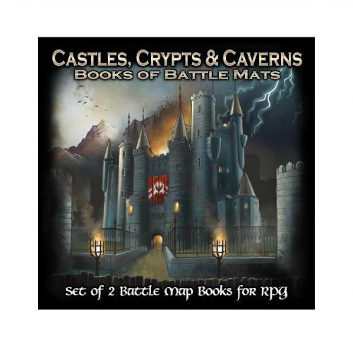 image Livre plateau de jeu : pack de 2 livres - Castles, Crypts & Caverns  (emballage abîm