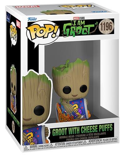 image Marvel - Funko Pop 1196 im groot - Groot with cheese puffs Bobble