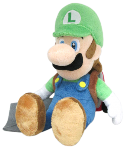 image Nintendo - Peluche La Maison de Luigi - Luigi avec Poltergust 25cm (Nintendo Together