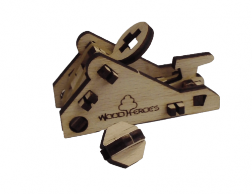 image Petite catapulte en bois (à assembler)