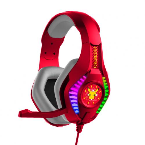image Pokémon - Casque gaming filaire Pikachu Pro G5 + micro - Game on (compatible PS5, PS