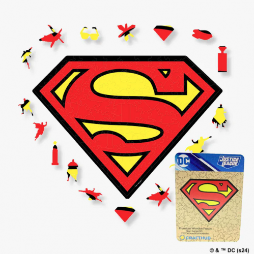 image Puzzle en bois – DC Comics Superman logo 110 pcs