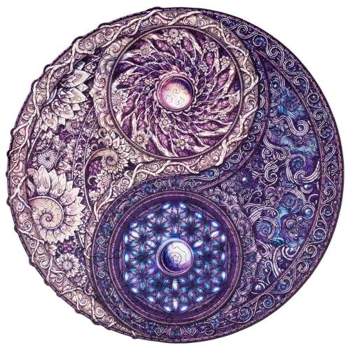 image Puzzle en bois – Mandala Opposés primordiaux – Taille L