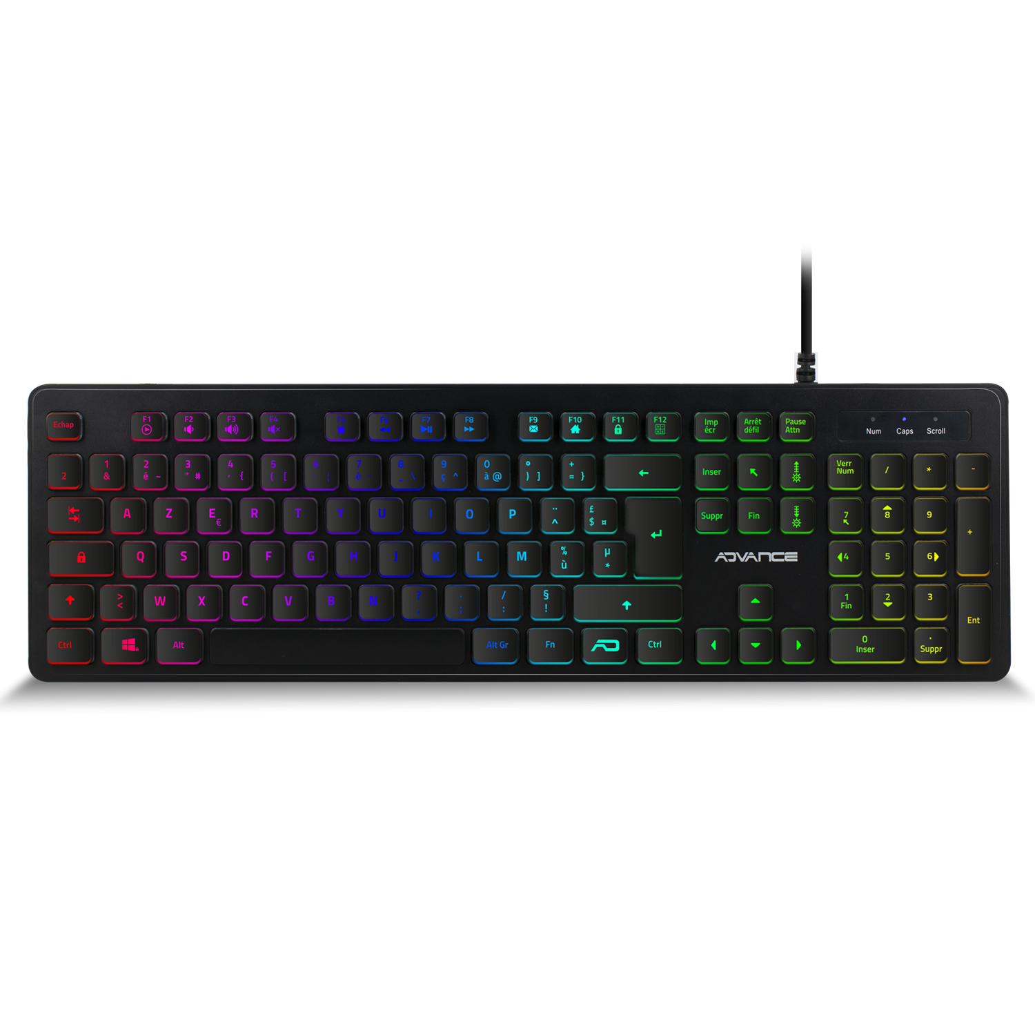 thumbnail secondaire #3 pour  Clavier Gamer RGB GT-210