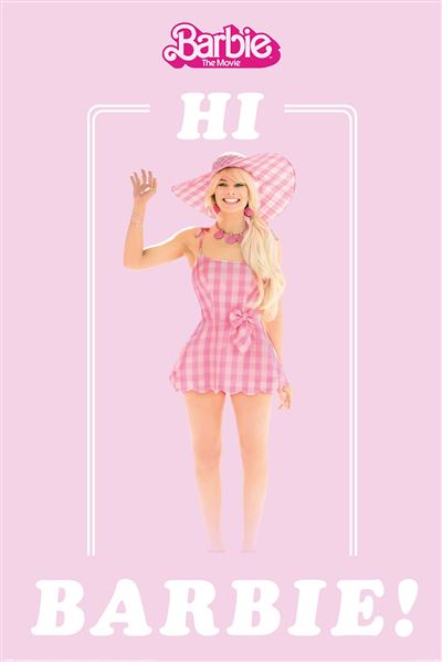 image principale pour Barbie movie - Maxi Poster - Hi Barbie 61cm x 91.5cm