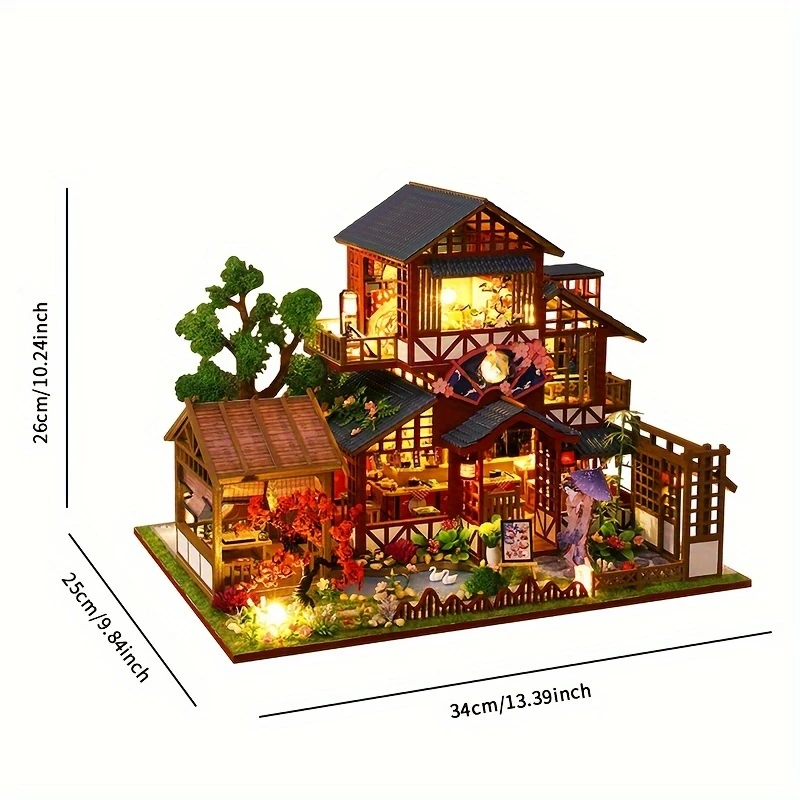 thumbnail secondaire #6 pour DIY miniature - Maison Traditionnel Japonaise (34 x 26 x 25 cm) 