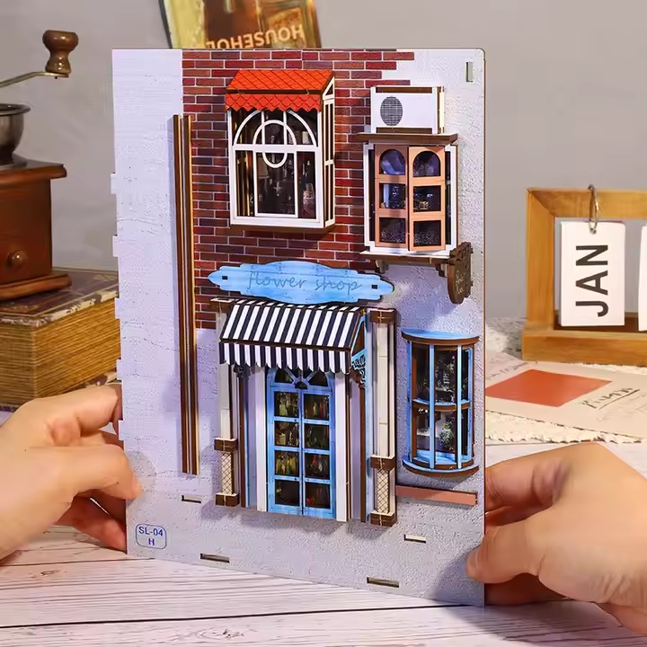 thumbnail secondaire #4 pour Book Nook - Ruelle (18,2 x 8,5 x 24,5 cm)