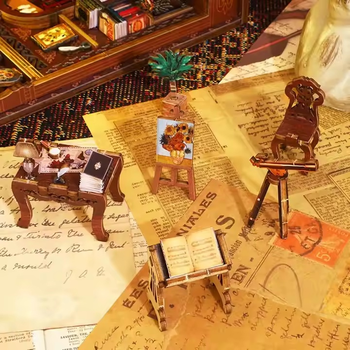 thumbnail secondaire #4 pour Book Nook - Salle de lecture (18,2 x 10 x 24,5 cm)