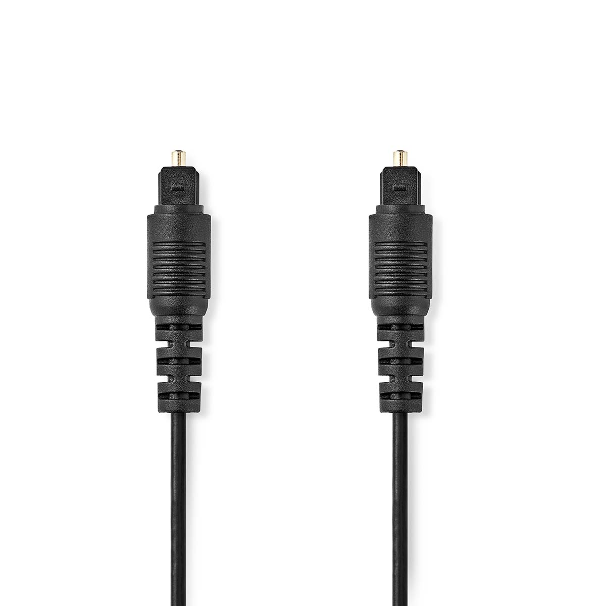 image principale pour Câble audio optique Toslink- Mâle- Mâle- 1m- Noir