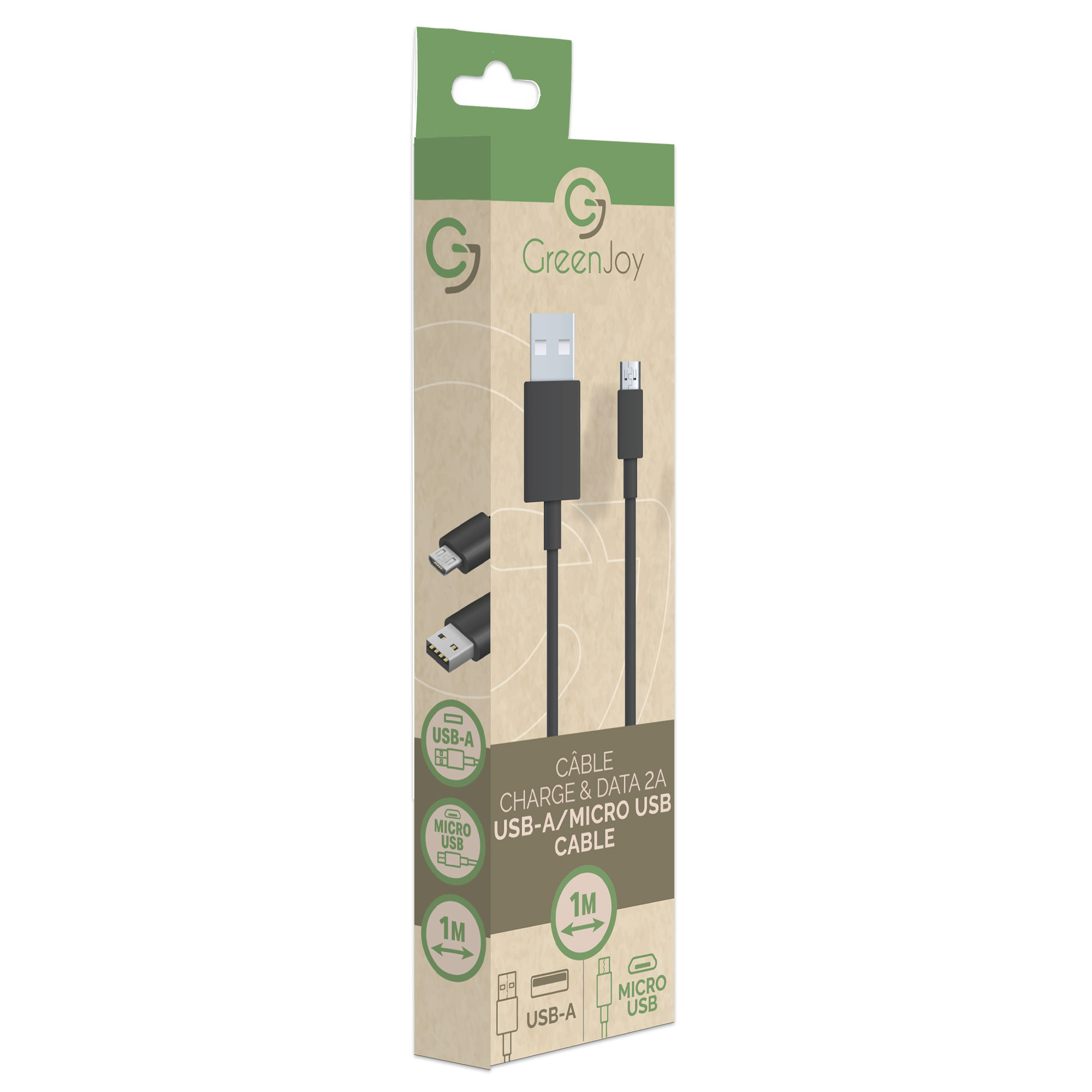  G00004 : Câble de Recharge Manette de PS4/XboxOne/Mobile (micro usb) 3m