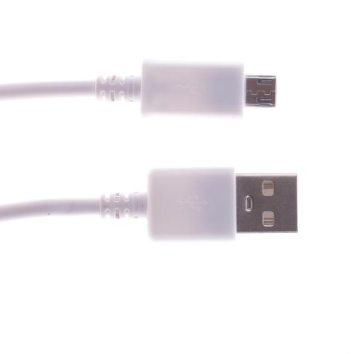thumbnail secondaire #2 pour Câble de charge data Micro USB universel 1m Blanc