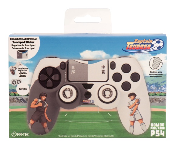 thumbnail secondaire #5 pour Captain Tsubasa - Coque + Touchpad stiker + Grips pour Manette PS4 - Captain Tsubasa