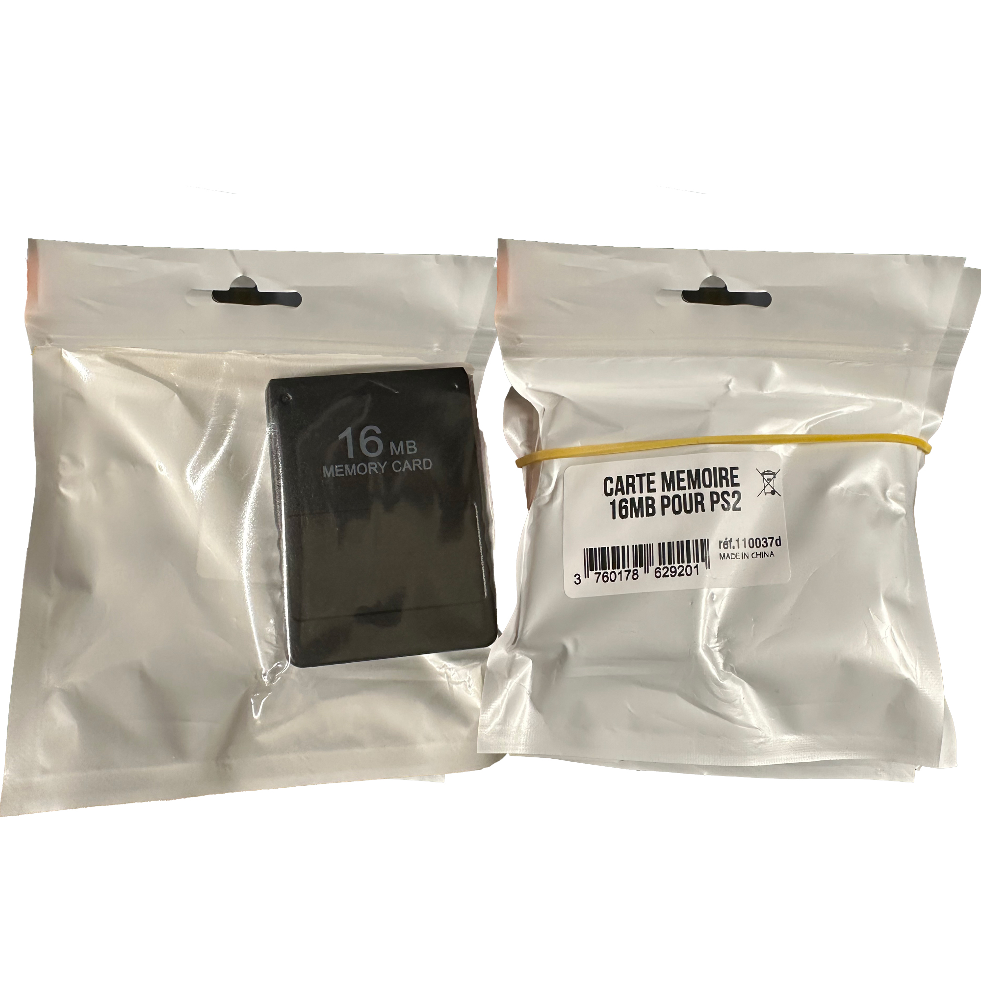 image principale pour Carte mémoire PS2 compatible 16MB en sachet
