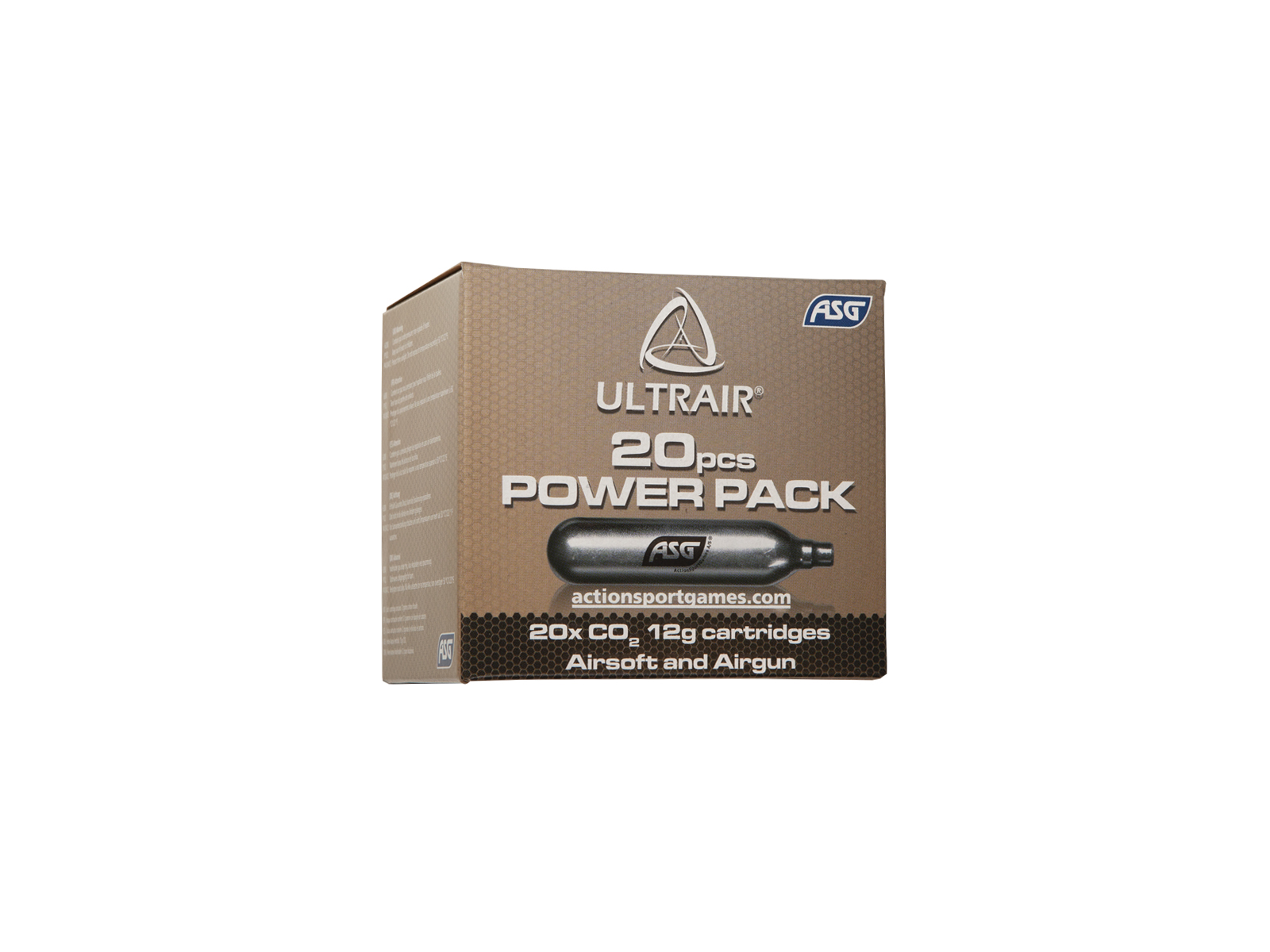 image principale pour Cartouches de CO2 par 20 en packaging Ultrair 12gr