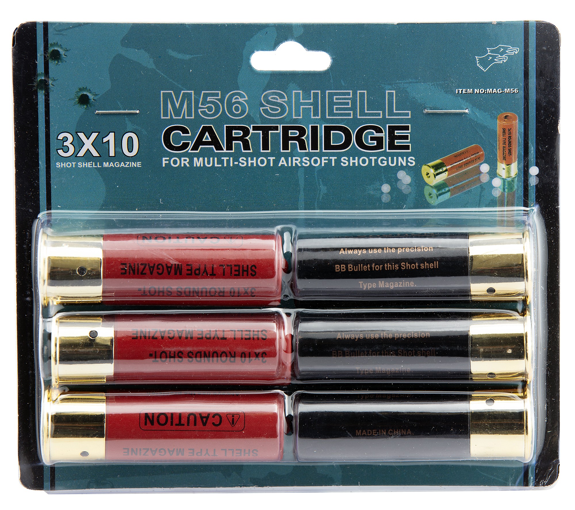 thumbnail secondaire #3 pour Cartouches pour Fusil à pompe STF12 - 6 Cartouches 30 Billes