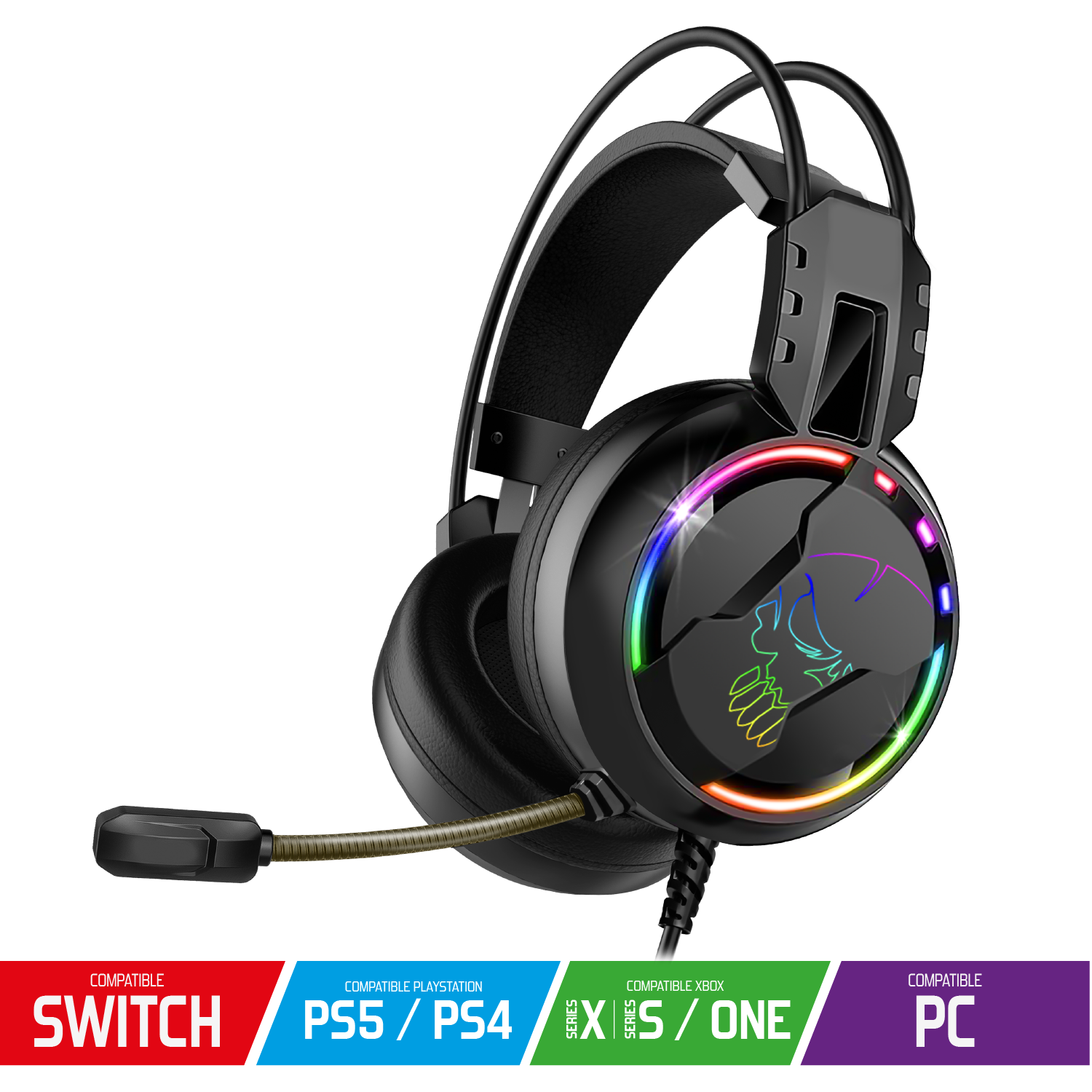 Casque Gaming Sans Fil Speedlink MANDAS - PS5/PS4/XBOX ONE/PC/SWITCH