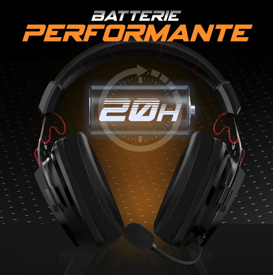 thumbnail secondaire #4 pour Casque XPERT H1500 - 7.1 Virtual Surround Sound- SANS FIL - PS4/PS5/PC/Mac/SWITCH 
