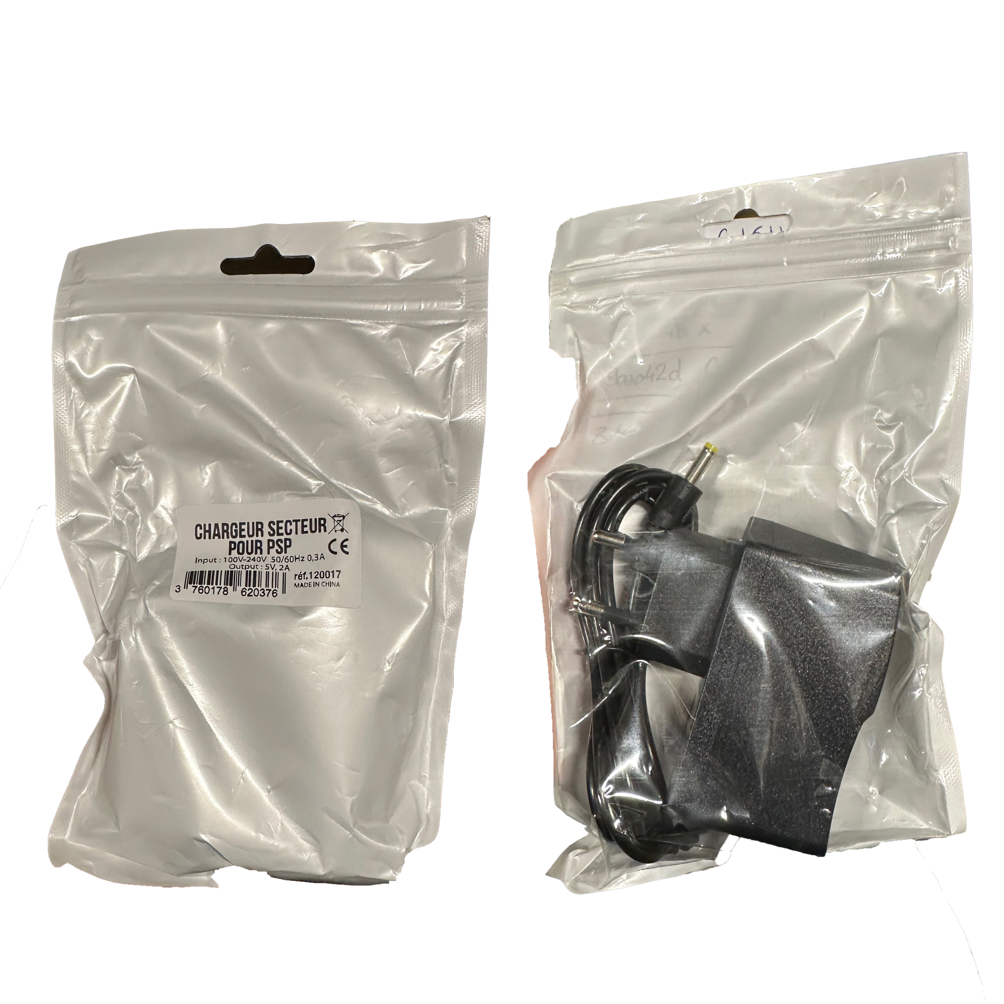 image principale pour Chargeur secteur PSP 1000/2000/3000 en sachet