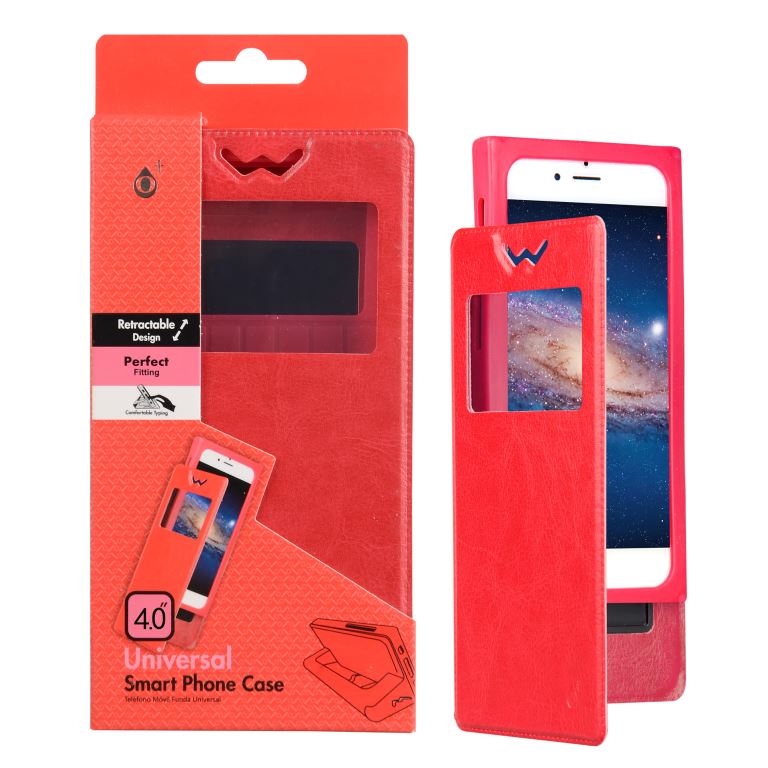 image principale pour Coque Universelle 4,5 pouces pour téléphone portable Rouge