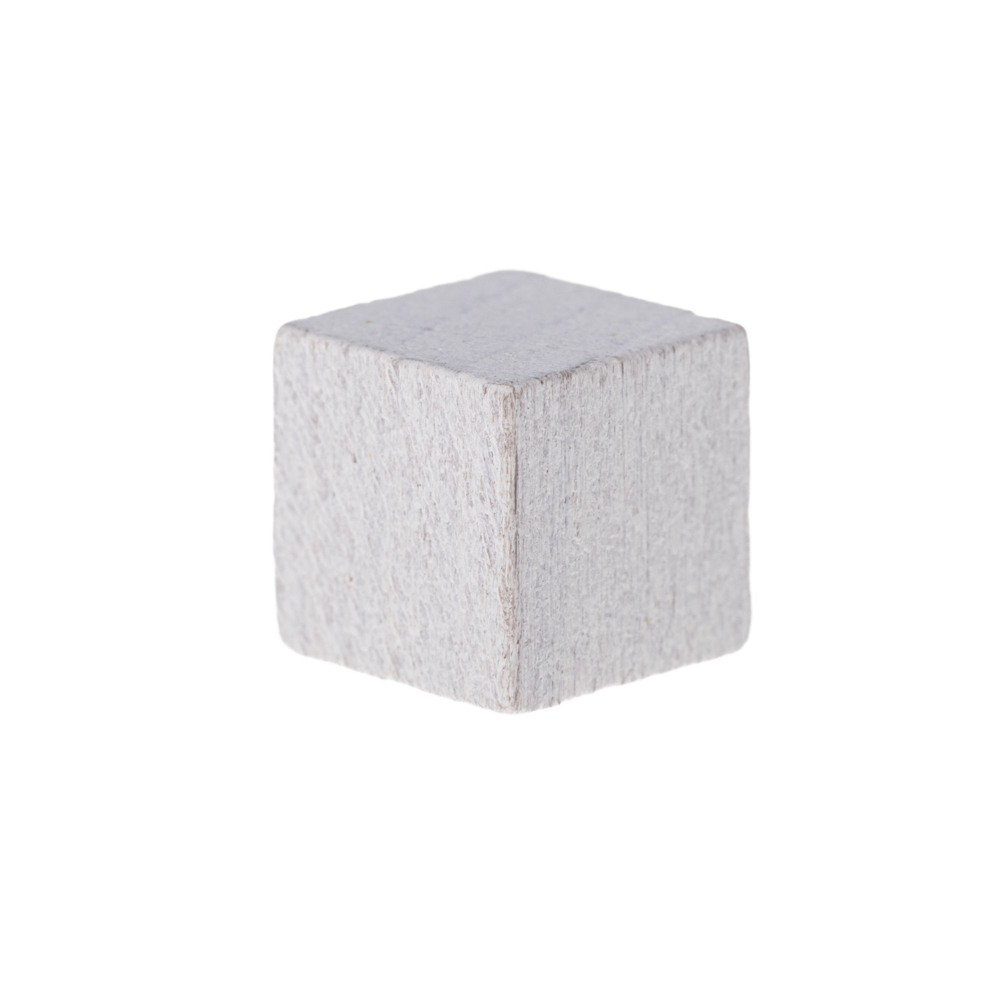 image principale pour Cube en bois- 10mm- Blanc