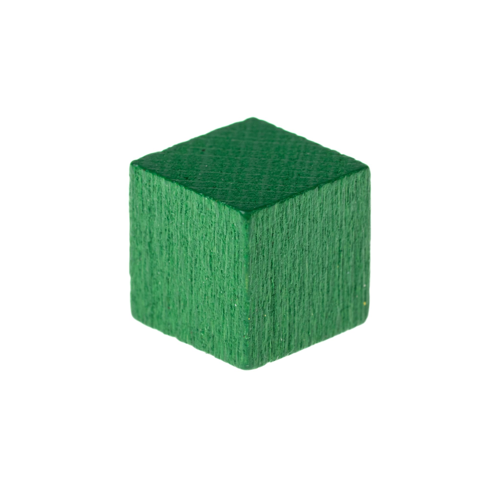image principale pour Cube en bois- 10mm- Vert