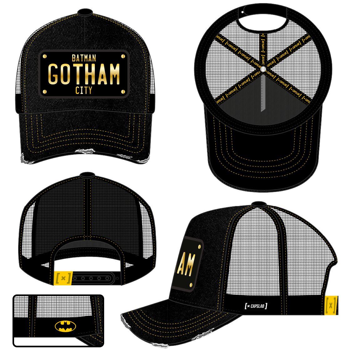 image principale pour Dc comics – Casquette Adulte by Freegun – Gotham 58 cm