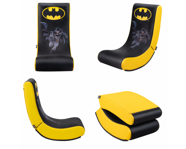 thumbnail secondaire #3 pour DC COMICS-Fauteuil gamer à bascule Junior Noir et jaune - BATMAN