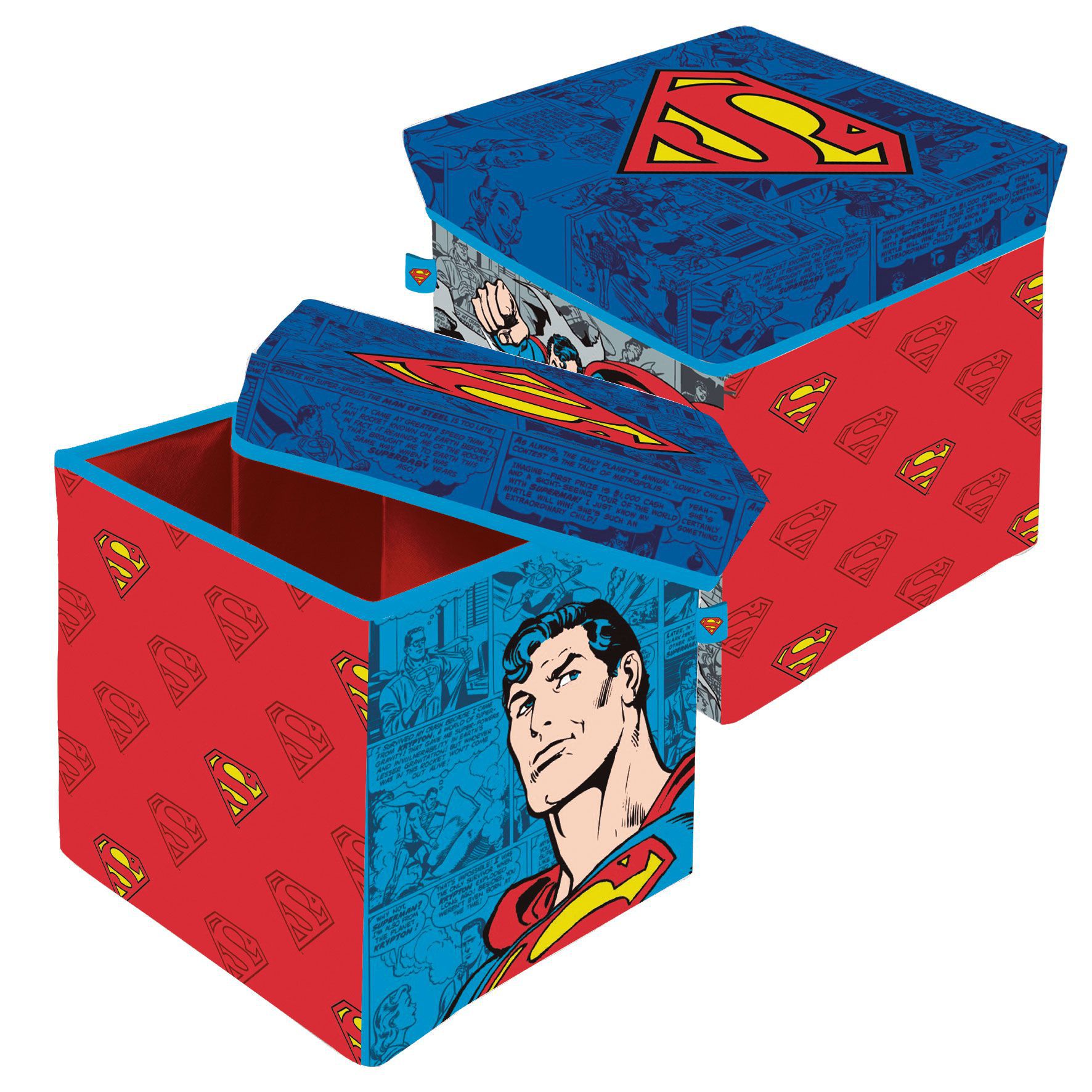 thumbnail secondaire #2 pour Dc Comics – Tabouret & Boîte de rangement – Superman 30 x 30 x 30 cm