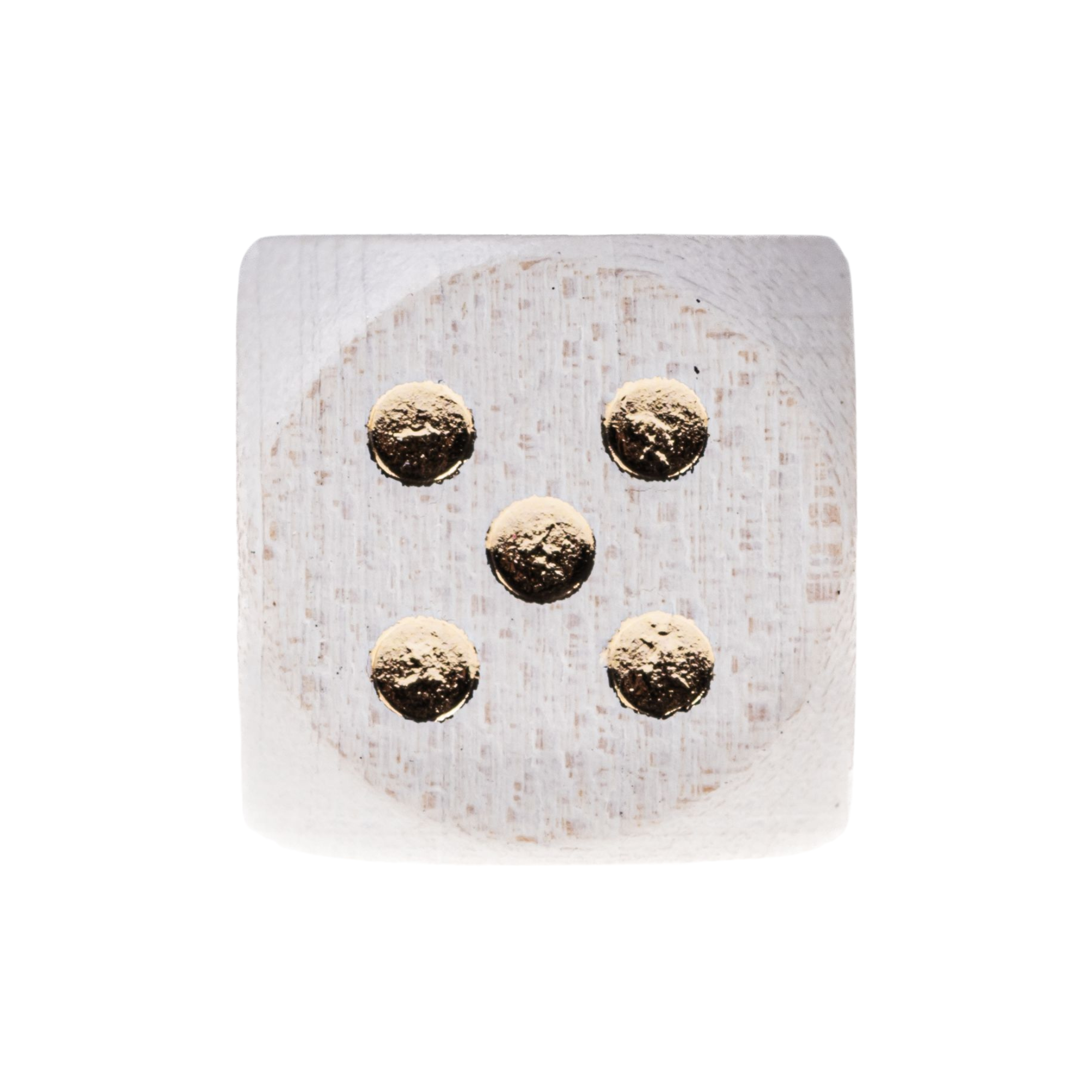 thumbnail secondaire #3 pour Dé 6 faces en bois- 16mm- Blanc