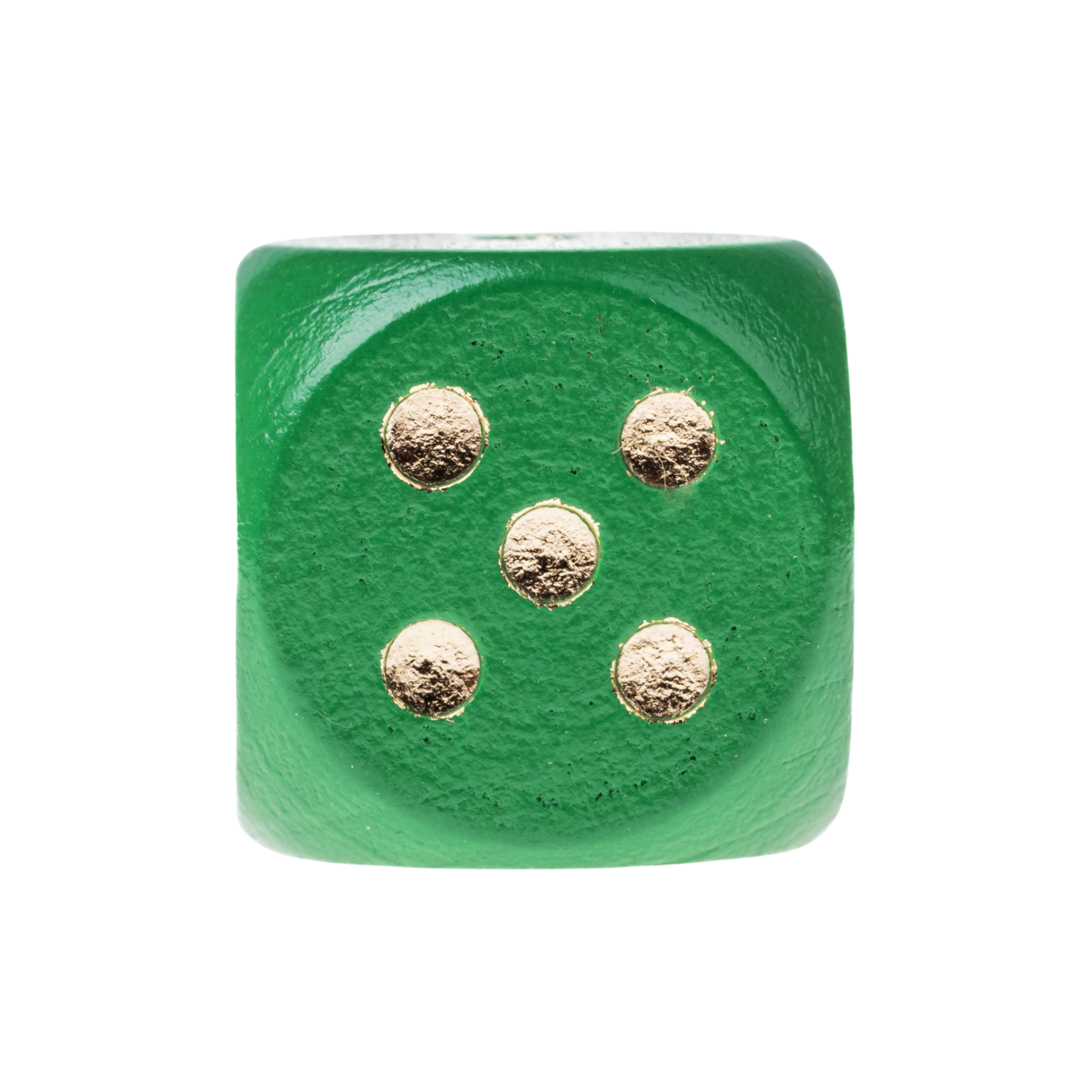 thumbnail secondaire #3 pour Dé 6 faces en bois- 16mm- Vert