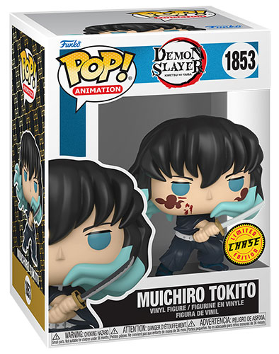 image principale pour Demon Slayer - Funko Pop 1853 - Muichiro Tokito (Ataque) avec Chase (emballage abîmé)