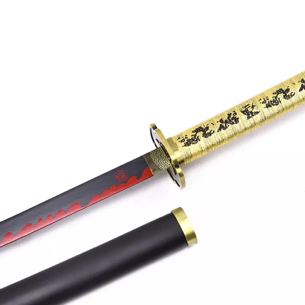 thumbnail secondaire #5 pour Katana Ornementale - Inspiré du katana de Tsugikuni Yoriichi (Demon Slayer)