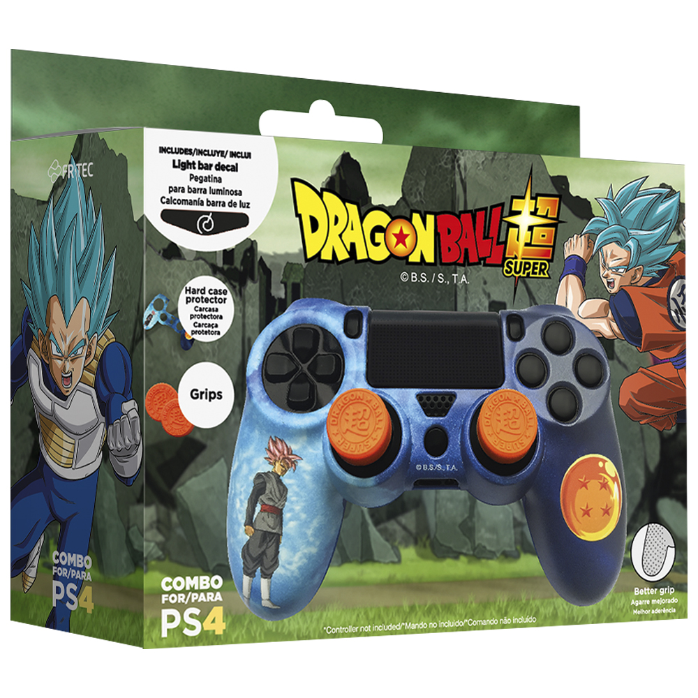 thumbnail secondaire #4 pour Dragon Ball super - Coque rigide + Grips pour manette PS4
