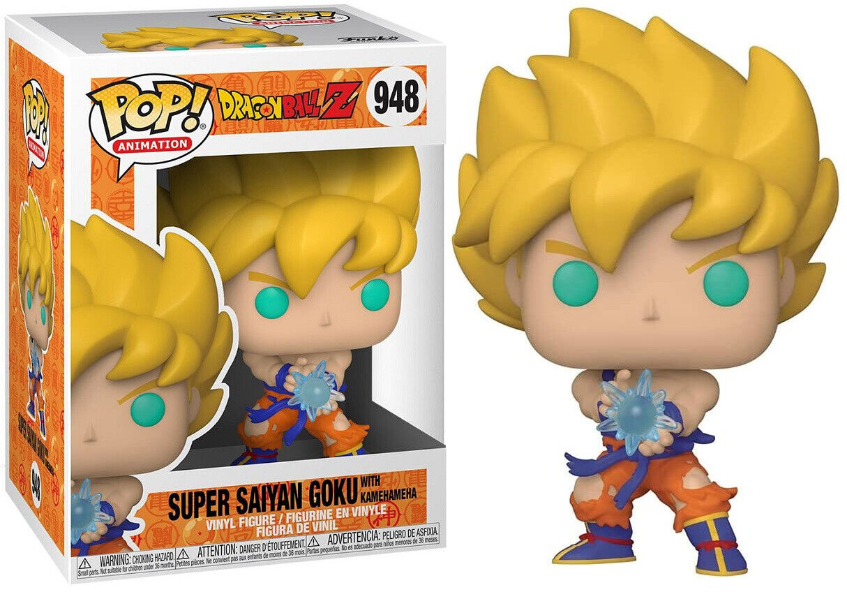 image principale pour Dragon Ball Z - Funko POP 948 - Super Saiyan Goku (Kamehameha) 