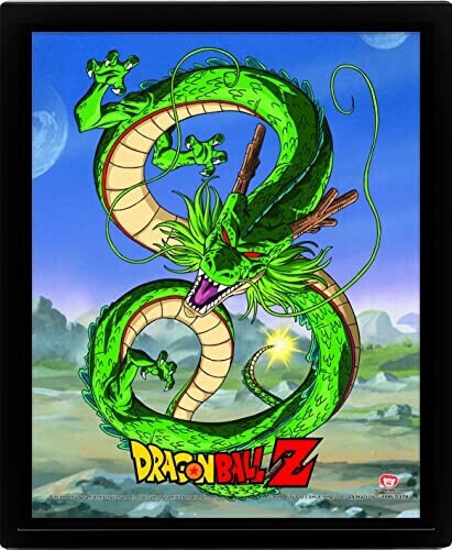thumbnail secondaire #3 pour Dragon Ball Z - Poster 3d lenticulaire- Shenron Libérée (26x20cm)