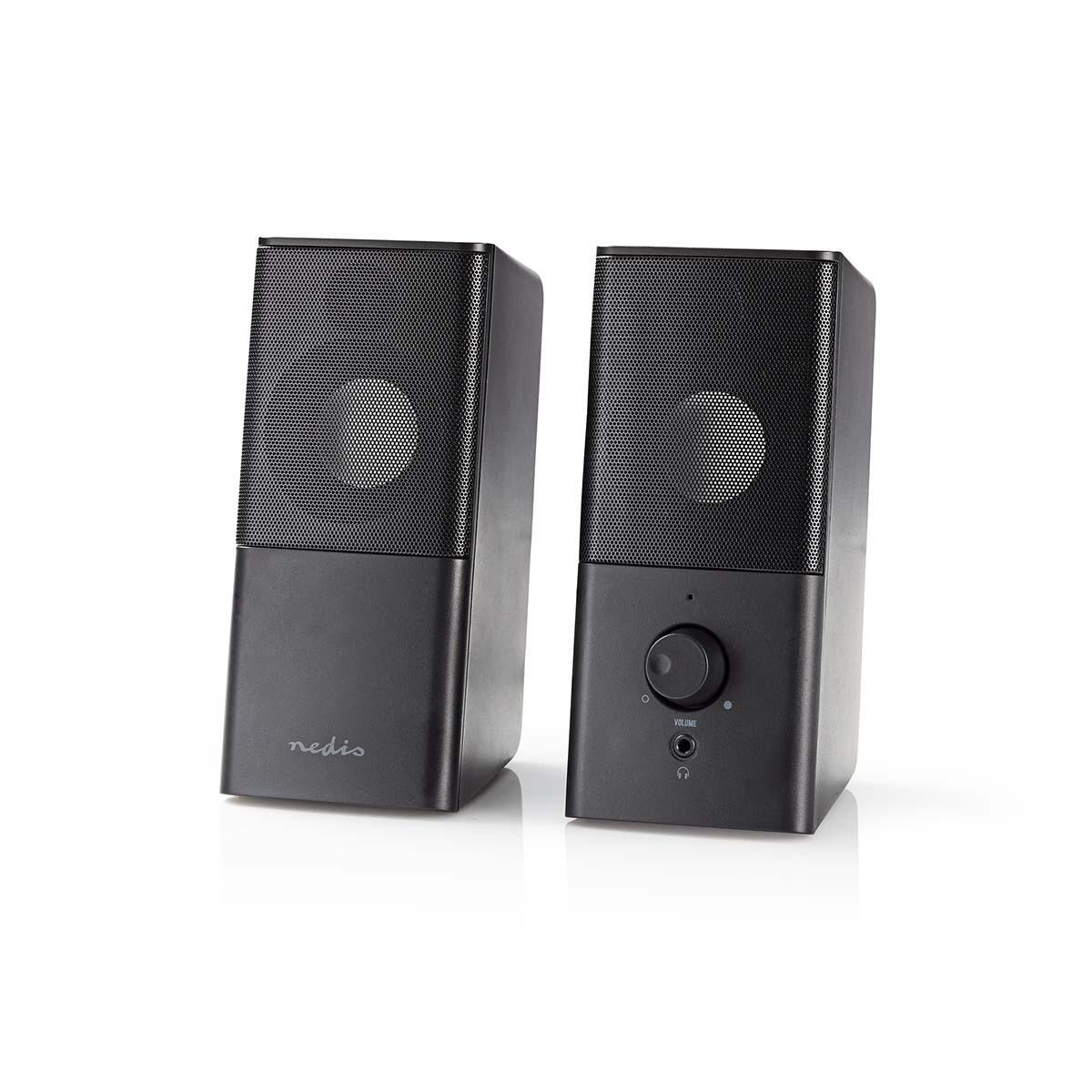 image principale pour Haut-parleurs de jeu 2.0 - Alimentation par USB - prise 3,5 mm - RMS 6 W