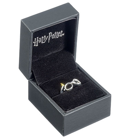 thumbnail secondaire #3 pour Harry Potter- Bague- Éclair et lunettes - Argent 925ème