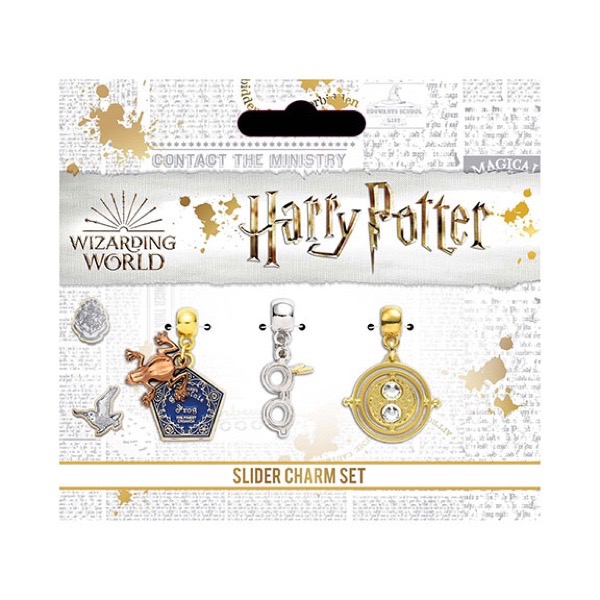thumbnail secondaire #2 pour Harry Potter- Charm Set- Retourneur de temps - lunettes d’Harry - Chocogrenouille