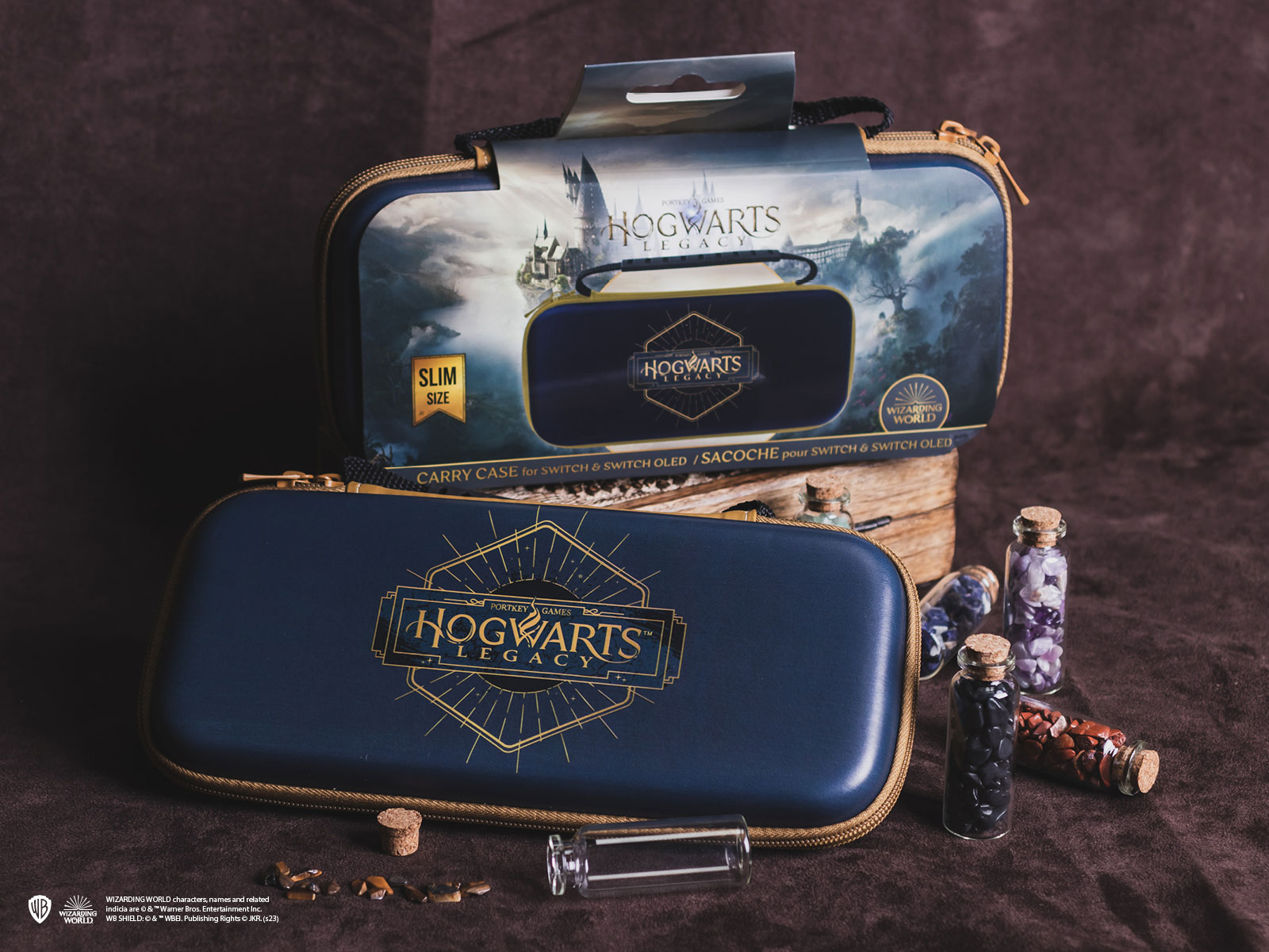 thumbnail secondaire #5 pour Harry Potter - Sacoche slim pour Switch et Switch Oled - Hogwarts Legacy logo