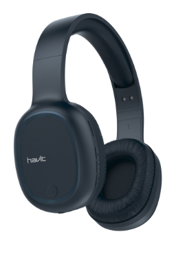  803673e : HAVIT - Casque Bluetooth avec Micro - Bordeaux